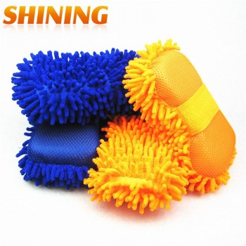 New Ultrafine Fiber Chenille Anthozoan Car Wash Washing Gloves Sponge Car Washer Supplies Multi-functional Magic Car Brush