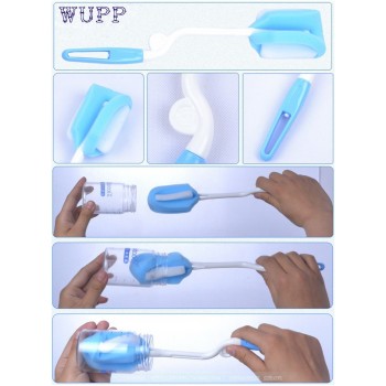 5Pcs Baby Feeding Bottle Brush Sponge Cleaner Straw Nipple Cleaning Washing Tool 10#