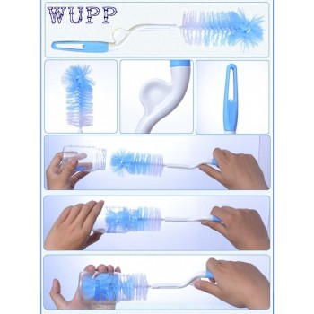 5Pcs Baby Feeding Bottle Brush Sponge Cleaner Straw Nipple Cleaning Washing Tool 10#