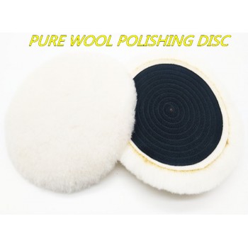 high quality 6 Australia To wool  real pure wool polishing pad polish disc(3PCS/LOT)