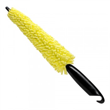 Car Wheel Wash Brush Plastic Handle Vehicle Cleaning Brush Wheel Rims Tire Washing Brush Auto Scrub Brush Car Wash Sponges Tools