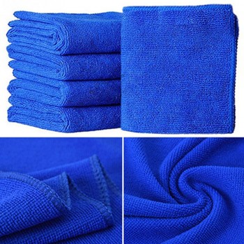 5pcs/1Pcs Microfibre Cleaning Auto Soft Cloth Washing Cloth Towel Duster 25*25cm Car Home Cleaning Micro fiber Towels