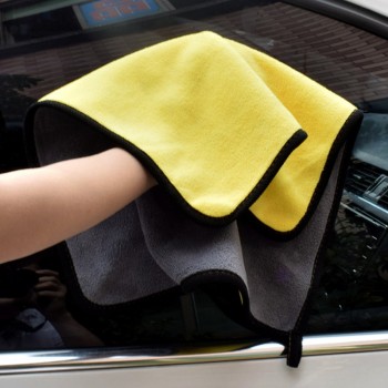 30*30CM Car Microfiber Washing Towel Thick Car Cleaning Cloth Detailing Wash Drying Towel Drying Cloth Hemming Car Care