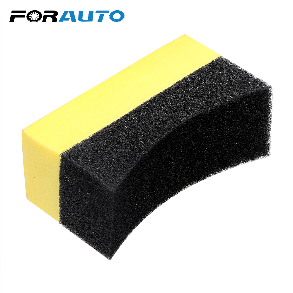 FORAUTO Auto Care Multi-functional EVA Wax Foam Polishing Sponge Cleaning Tool Household Car Wash Sponge U-Shape Tyre Tire Brush