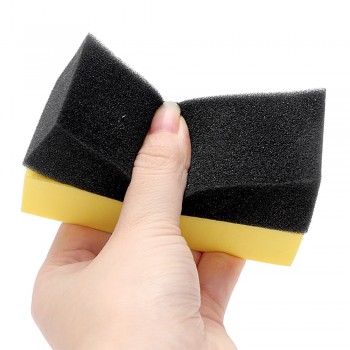 FORAUTO Auto Care Multi-functional EVA Wax Foam Polishing Sponge Cleaning Tool Household Car Wash Sponge U-Shape Tyre Tire Brush