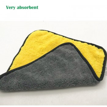 1pc Car Care Polishing Wash Towels Plush Microfiber Washing Drying Towel Strong Thick Plush Polyester Fiber Car Cleaning Cloth