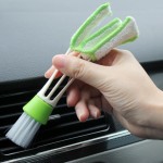 1Pcs Multi-functional 6.5 Inch Double Ended Auto Car Cleaning Brush Ventilation Cleaner Blinds Duster Car Care Brushes Detailing