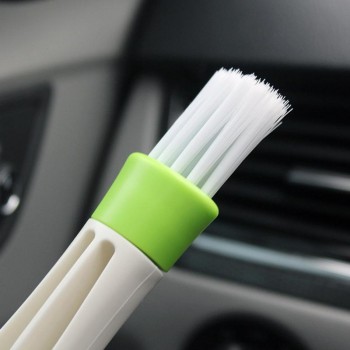 1Pcs Multi-functional 6.5 Inch Double Ended Auto Car Cleaning Brush Ventilation Cleaner Blinds Duster Car Care Brushes Detailing