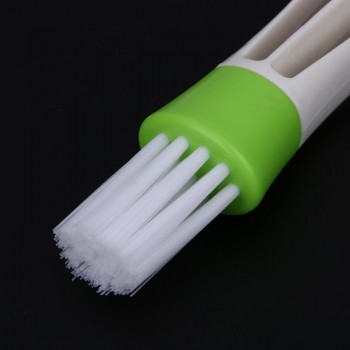 1Pcs Multi-functional 6.5 Inch Double Ended Auto Car Cleaning Brush Ventilation Cleaner Blinds Duster Car Care Brushes Detailing