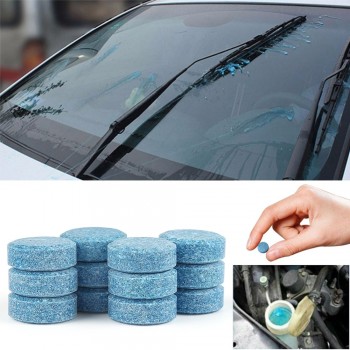 5pcs=20L Car Windshield Glass Washer Window Cleaner Safe Compact Effervescent Tablets Detergent Fine Concentrated Solid