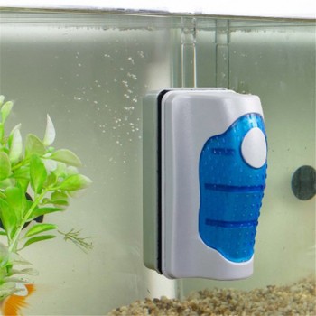 High Quality  car-styling magnet glass cleaner  Magnetic Brush Aquarium Fish Tank Glass Algae Scraper Cleaner Floating Curve