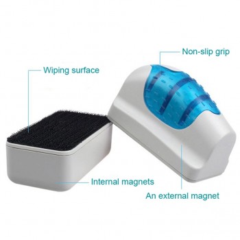 High Quality  car-styling magnet glass cleaner  Magnetic Brush Aquarium Fish Tank Glass Algae Scraper Cleaner Floating Curve