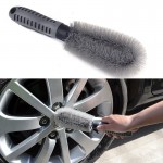 Wheel Brush Gray Car Styling Wash Soft Rubber Grip Brush Car Cleaning Supplies Car Wash Brush Sponges Accessories