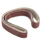 1X30 7Pcs Sanding Belts 80/150/240/320/400/600/1000 Grit Alumina Sander File Aluminium Oxide Set for Hard Metal Grinding