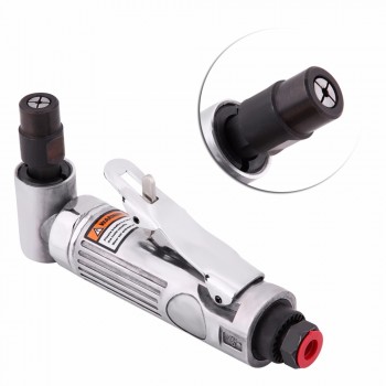 1/4Inch 90PSI 20000RPM Pneumatic Air Die Grinder Grinding Kit Machine 90 Degree Grinder Polishing Engraving Automation Cleaning