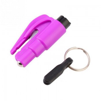 1PCS Mini safety hammer car life-saving escape hammer window keychain car Window broken emergency glass breaker Random Color