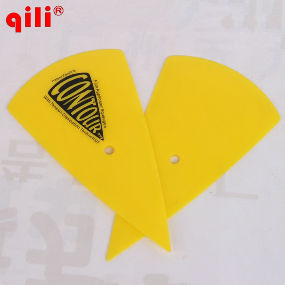 500pcs/lot Qili QG-36 DHL Plastic Small Scraper Car Film Tools Wiper Plate Glass Car Sticker Tools Film Scraper