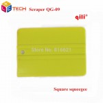 100pcs/lot Qili QG-09 Small Square Car Vinyl Film Scraper Plastic Squeegee Tools Window Film Installation Tint Scraper