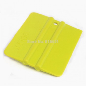 100pcs/lot Qili QG-09 Small Square Car Vinyl Film Scraper Plastic Squeegee Tools Window Film Installation Tint Scraper