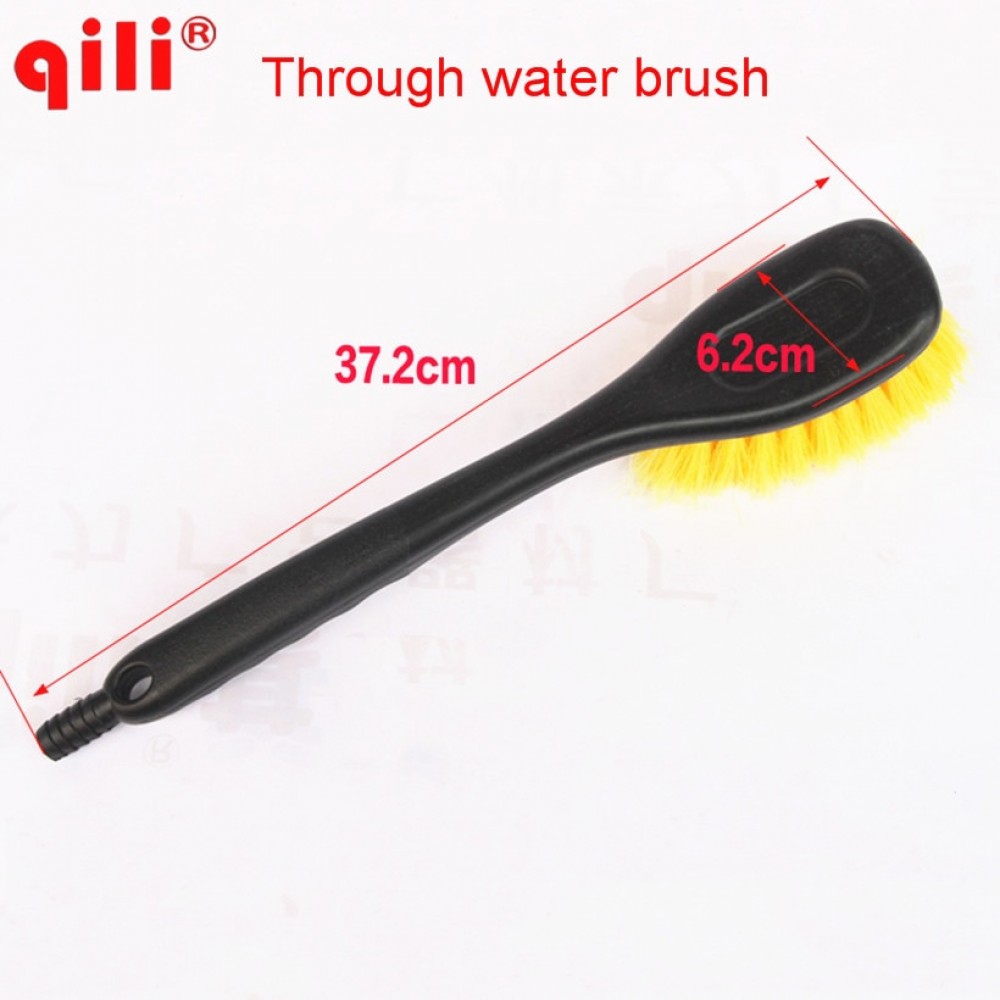 QILI Car wash brush through open water brush pile soft hair brush water Automotive spray brush Cleaning