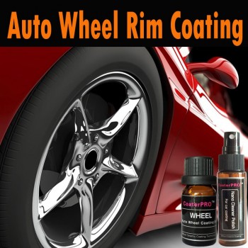 CoaterPRO Auto rim care coating wheel armour anti fouling 9h protection super shiny water repellent  W8 rim coat hot new rimcoat