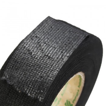 1 Roll 15M X 19mm 2018 Newest Car Wiring Harness Tape Black Flannel Adhesive Felt Tape Cloth Fabric Tape Self Adhesive Felt Tape