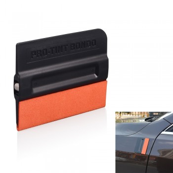 FOSHIO Vinyl Carbon Fiber Film Car Wrap Magnet Squeegee with Scratch-less Suede Felt Window Tint Magnetic Scraper Styling Tools