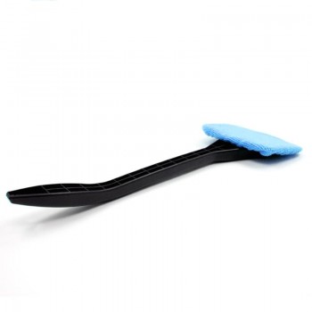 Handy Auto Window Cleaner Microfiber Car Window Dust Fog Moisture Cleaner Wash Brush Windshield Towel Washable Car Cleaning Tool