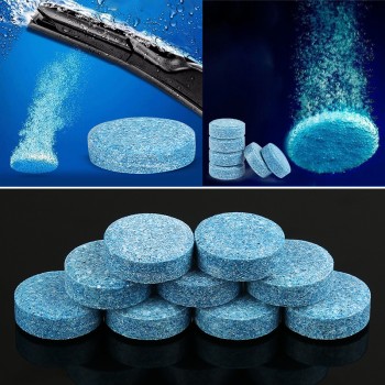 6pcs = 24L Car Windshield Glass Washer Cleaner Compact Effervescent Tablets Detergent Drop Shipping