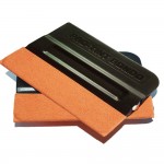 2pcs Magnetic Holder Squeegee with Suede Felt Vinyl Car Film Wrap 3D Carbon Fiber Tinting Glass Window Tint Tool Scrapers 2A10