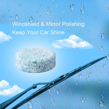 6Pcs Car Solid Seminoma Wiper Auto Windscreen Windshield Window Compact Glass Washer Cleaner Effervescent Tablets Detergent