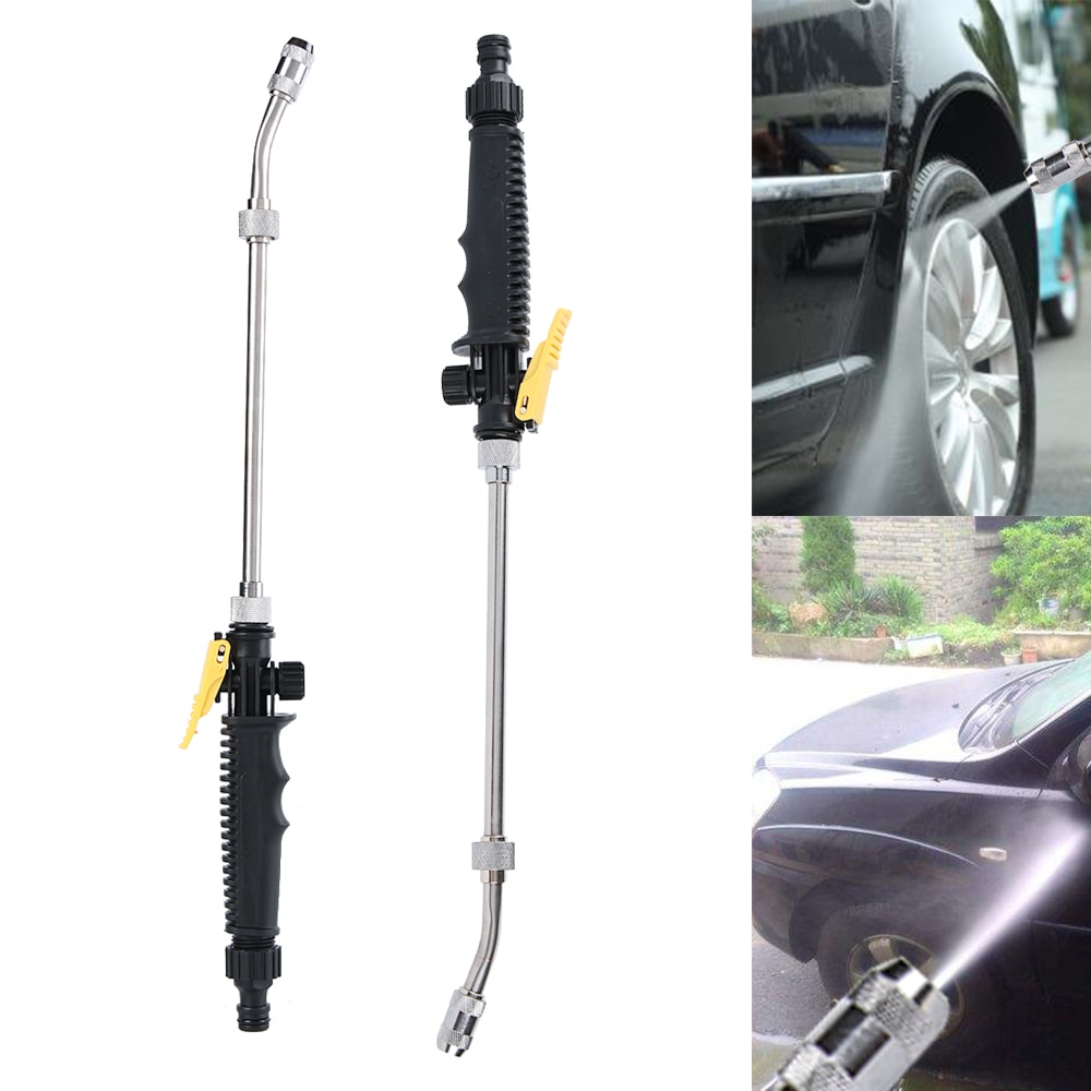 Car Wash High Pressure Water Metal Gun Washer Garden Cleaner Spray Nozzle Long Tube Car Beauty Cleaning tool Accessories