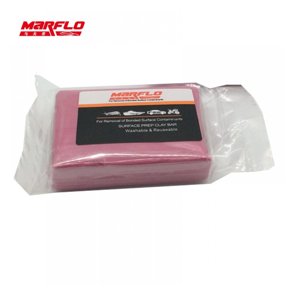 Marflo Magic Clay Bar Light Cutting Grade Pink 200g Auto Car Paint Care Cleaning Detailing Washing King Before Car Styling