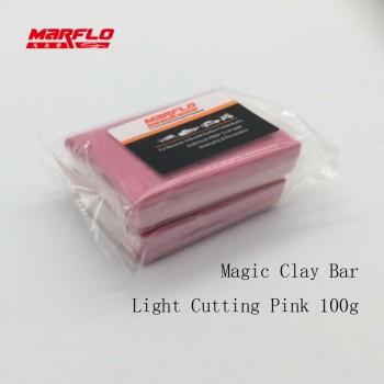 Marflo Magic Clay Bar Light Cutting Grade Pink 200g Auto Car Paint Care Cleaning Detailing Washing King Before Car Styling