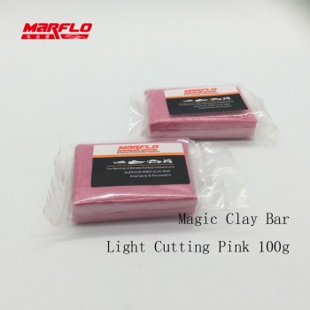 Marflo Magic Clay Bar Light Cutting Grade Pink 200g Auto Car Paint Care Cleaning Detailing Washing King Before Car Styling