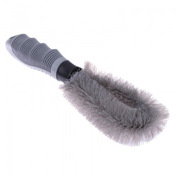 Car Wheel Brush Gray Car Wash Soft Rubber Grip Cheap Brush Car Cleaning Supplies Car Washing Brush Cleaning Brush Tool