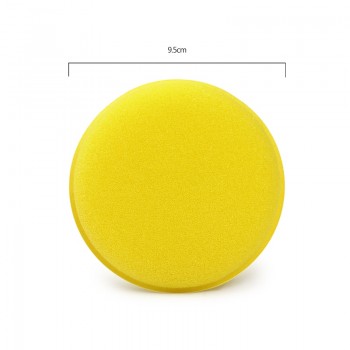 12 pcs/set Car Wax Sponge Anti-Scratch Car Care Sponge Polishing Towel Tyre Dressing Foam Yellow Automobile Cleaning Tool