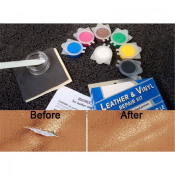 Liquid Skin Leather Repair Kit No Heat Leather Repair Tool Auto Car Seat Sofa Coats Holes Scratch Cracks Rips