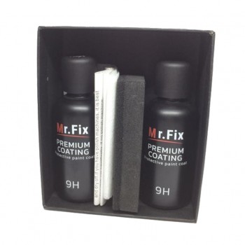 2pcs 50ML Mr Fix 9H Car Oxidation Liquid Ceramic Coat Super Hydrophobic Glass Coating Set Polishing Coat CarCare Good Dropship