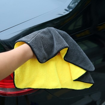 WUPP 1pc Car Care Polishing Wash Towels Plush Microfiber Washing Drying Towel Strong Thick Plush Polyester Fiber Car Cleaning#30