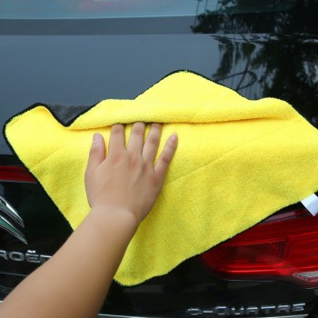 WUPP 1pc Car Care Polishing Wash Towels Plush Microfiber Washing Drying Towel Strong Thick Plush Polyester Fiber Car Cleaning#30