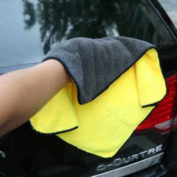 WUPP 1pc Car Care Polishing Wash Towels Plush Microfiber Washing Drying Towel Strong Thick Plush Polyester Fiber Car Cleaning#30