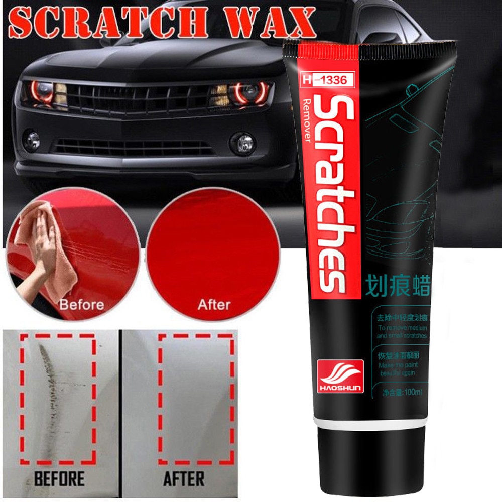 Car Scratch Repair Wax 100ml Remove Scratches Paint Body Care Non-toxic Polish Polishing Paste Wax Car Scratch Repair Tool 2019