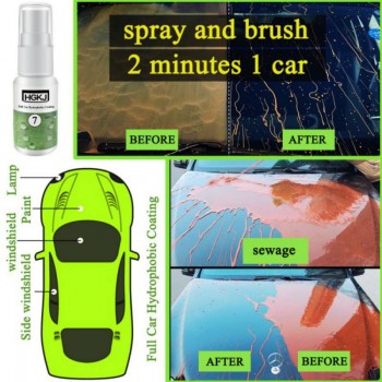 HGKJ 7 20ml 50ml Car Paint Care Windshield Glass Hydrophobic Coating Anti-fog Agent Auto Maintenance Car Accessories 2018 New