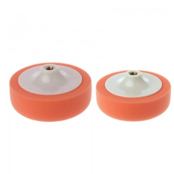 Free delivery 6 Inch 15cm Auto Car Polishing Buffing Polishing Pad Sponge Wheel Waxing Orange