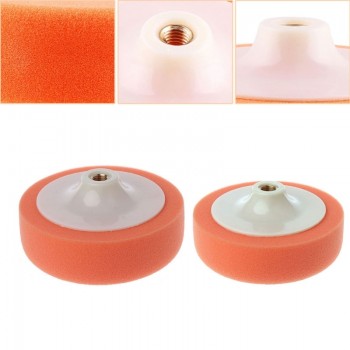 Free delivery 6 Inch 15cm Auto Car Polishing Buffing Polishing Pad Sponge Wheel Waxing Orange