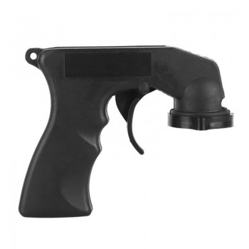 Spray Adapter Car Paint Care Aerosol Spray Gun Handle with Full Grip Trigger Locking Collar Black Auto Wash Maintenance Tools