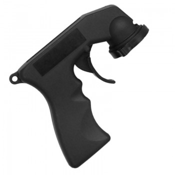 Spray Adapter Car Paint Care Aerosol Spray Gun Handle with Full Grip Trigger Locking Collar Black Auto Wash Maintenance Tools