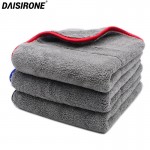 3PCS 1000GSM 48x42cm Ultra-Thick Plush Microfiber Towels Car Cleaning Cloth Auto Wash Waxing Drying Polishing Detailing Towel