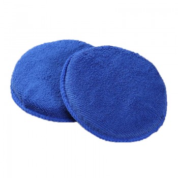 Micro Fiber Waxes Sponge Rubbing Colour Sponge Polishing Small Round Shaped Micro Fiber Sponge Car Cleaning WashingTool